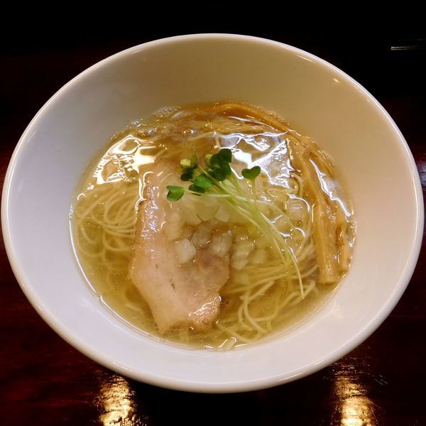 「塩煮干しラーメン（730円）」@麺屋 もろの写真