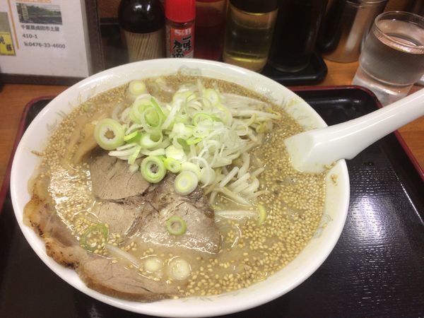 「豚骨ごま醤油ラーメン」@北海とんこつらーめん 純輝 神栖店の写真