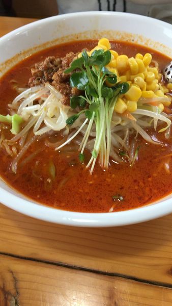 「地獄ラーメン3丁目」@らーめんランド 与野西店の写真