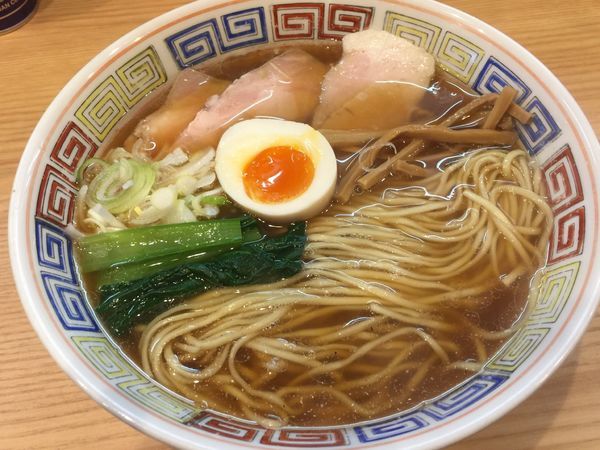 「中華そば大盛り」@ほっこり中華そば もつけの写真