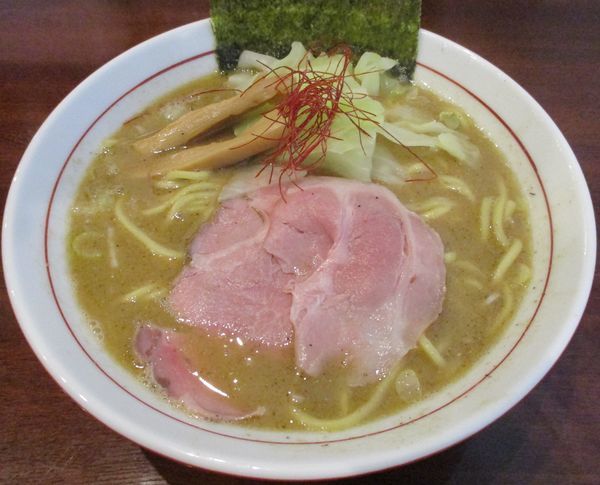 「味噌（期間限定）800円」@煮干中華そば 鈴蘭 新宿店の写真