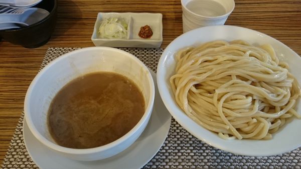 「素つけ麺(大盛)」@つけ麺 和の写真