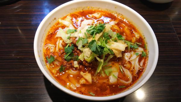 「西安風サンラー麺」@西安料理 刀削麺・火鍋 XI’AN 新宿西口店の写真