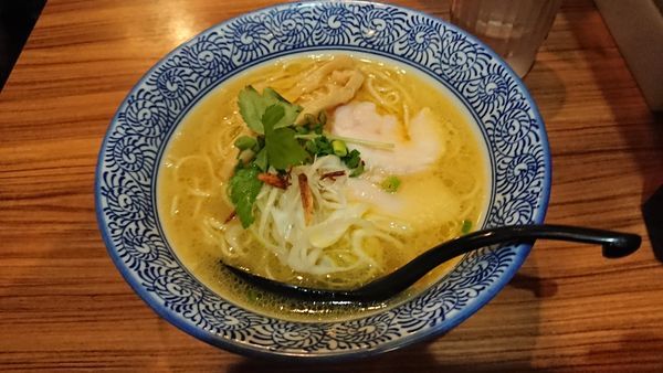 「比内地鶏の白湯そば 750円 + 照焼き丼 200円」@濃厚鶏そば 麺屋武一 新橋本店の写真
