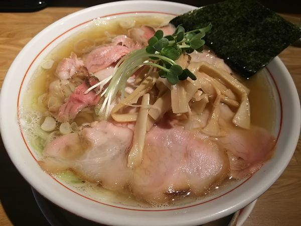 「【限定】生粋煮干し拉麺　＋板のり：サービス券」@麺肴 ひづきの写真