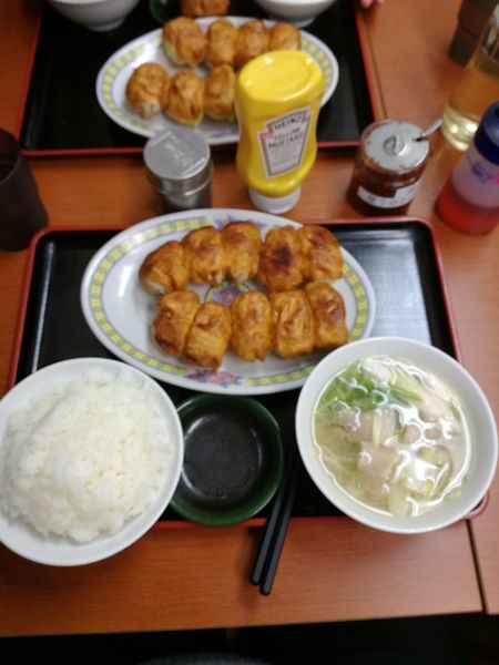 「餃子10個豚汁定食」@ホワイト餃子 高島平店の写真