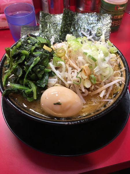 「ほうれん草野菜増し」@家系ラーメン とらきち家の写真
