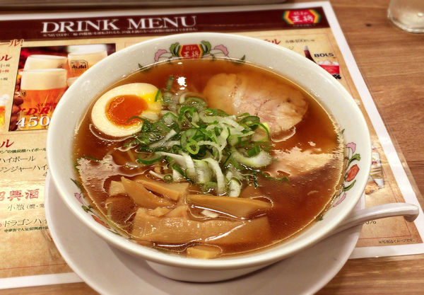 「醤油ラーメン(税込518円)」@餃子の王将 京成曳舟駅前店の写真