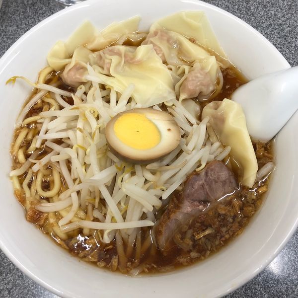 「ワンタン麺 ¥850」@中華麺店 喜楽の写真