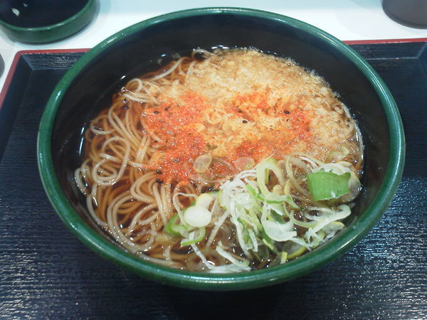 「かけそば 320円」@ゆで太郎 池袋2丁目店の写真