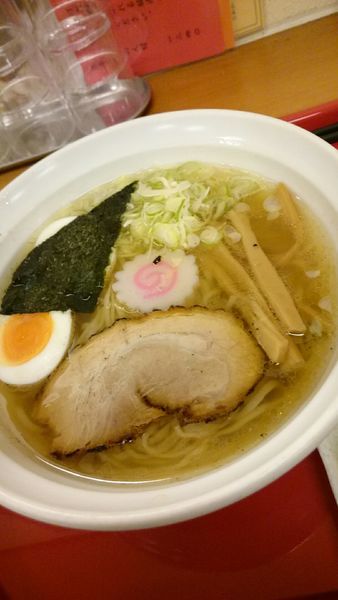 「白醤油らーめん  590円」@らーめん我礫の写真