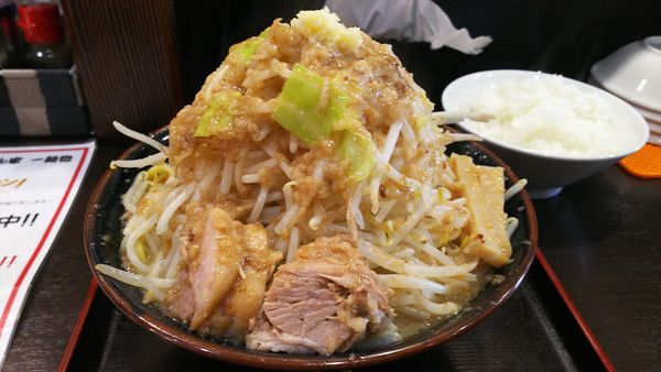 「惚朗 大（野菜背脂増）」@めん家 一麺惚の写真