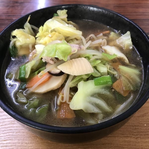 「タンメン（￥650）」@そば処 廣栄屋の写真