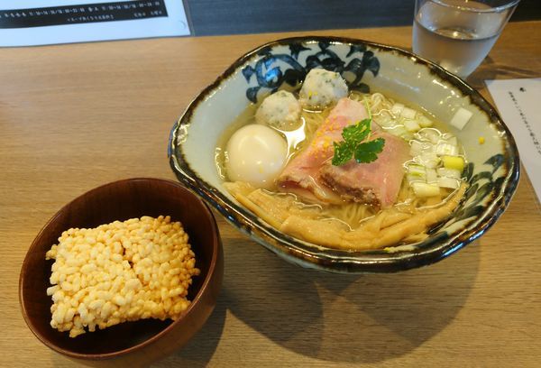 「特製ゆず塩そば」@麺屋 椿丸の写真