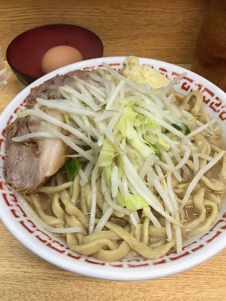 「小 いい卵」@ラーメン二郎 環七新新代田店の写真