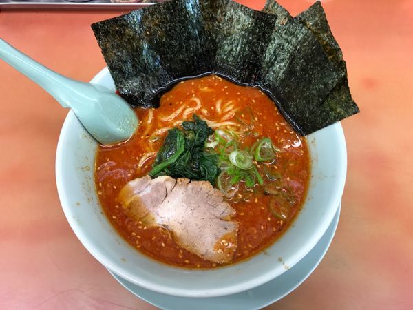 「辛味噌ラーメン」@山岡家 山梨甲斐店の写真