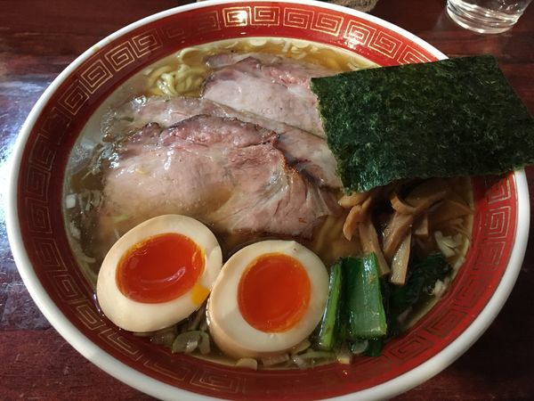 「特しょうゆ平打ち大盛り」@麺処 懐やの写真