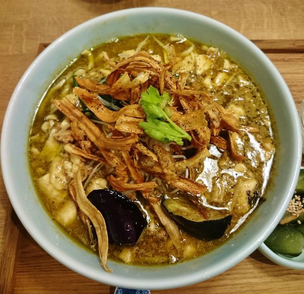 「ぶどう山椒の麻婆麺(M)Aセット  1100円」@箸とレンゲの写真