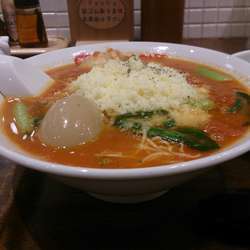 太陽のチーズラーメン+味玉