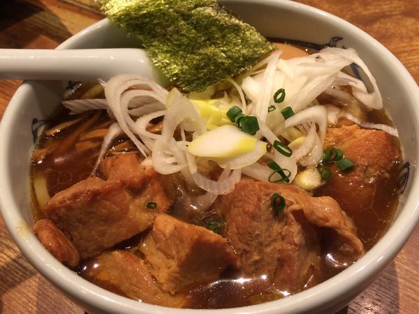 「味玉肉増しら〜麺」@創始麺屋武蔵の写真