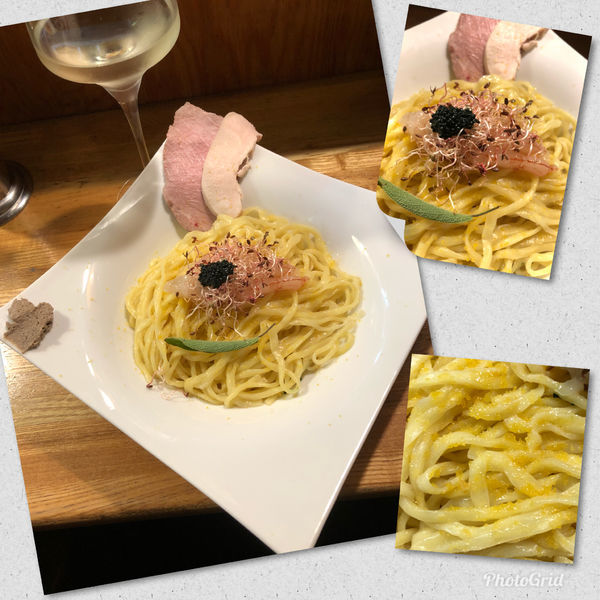 「海老油そば〜鰯スプレッド添え〜 ￥1100」@麺庵 小島流の写真