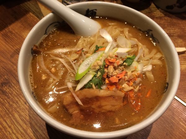 「【冬季限定味噌ら〜めん】」@創始麺屋武蔵の写真