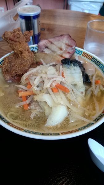 「がっつり野菜盛淡麗たん麺（９９０円）」@丹行味素 北新横浜本店の写真
