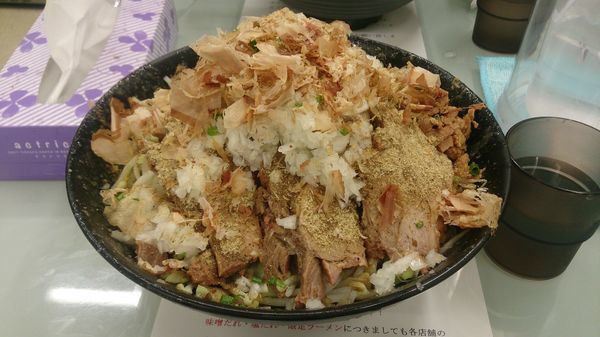 「にぼまぜそば 850円」@ラーメン 富次郎 堀町店の写真