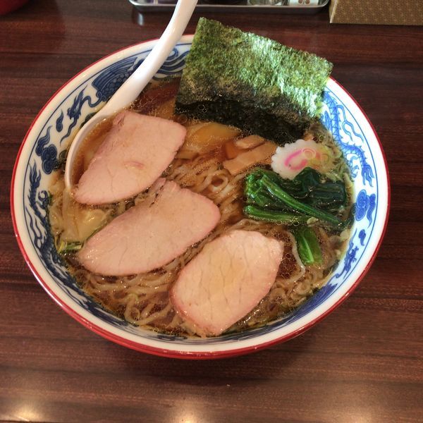 「ワンタンメン 830円」@白河手打中華 賀乃屋の写真