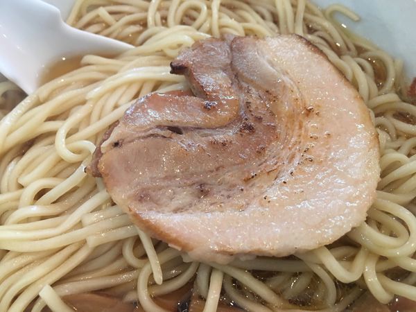 「醤油ラーメン大盛り」@中華そば 田中製麺の写真
