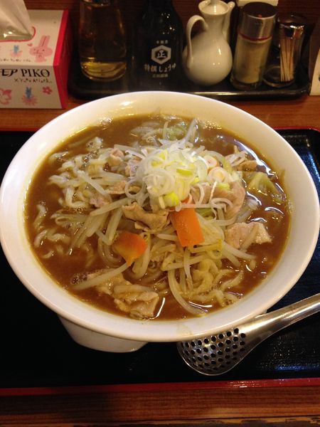 「【冬季限定】カレーらーめん(チーズリゾット)大盛(ラーパス)」@手打ちらーめん はやぶさの写真