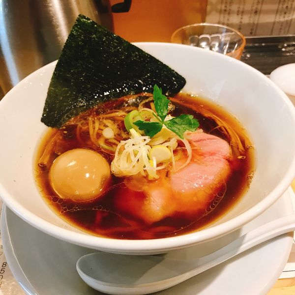 「名物中華そば(平中細麺)」@本町製麺所 阿倍野卸売工場 中華そば工房の写真
