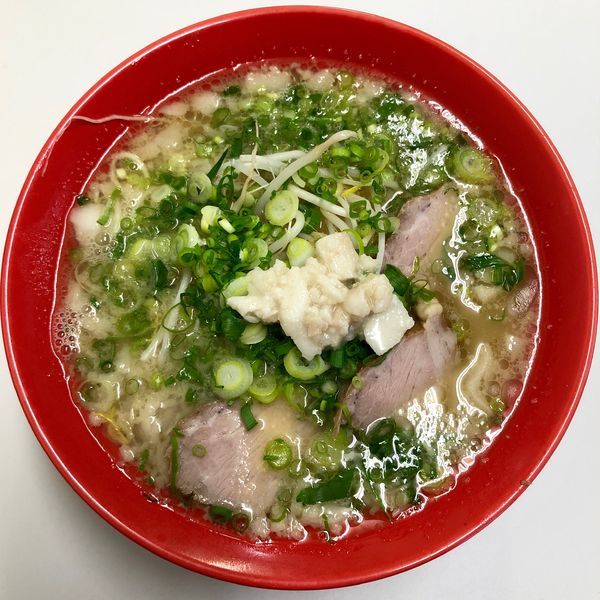 「こってり背脂中華そば (700円)」@中華そば めじろ 本店の写真