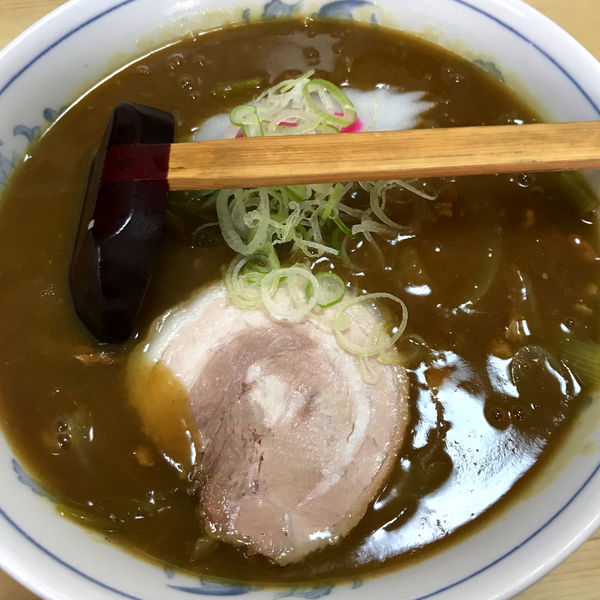 「カレーラーメン　800円」@佐野青竹手打らーめん 大関の写真