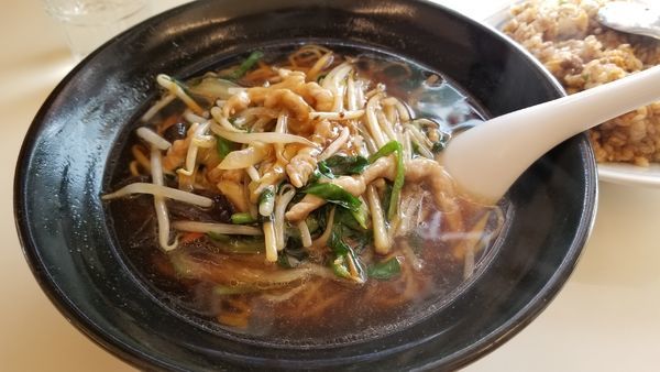 「もやしあんかけラーメン」@中華料理 唐坊 清水店の写真