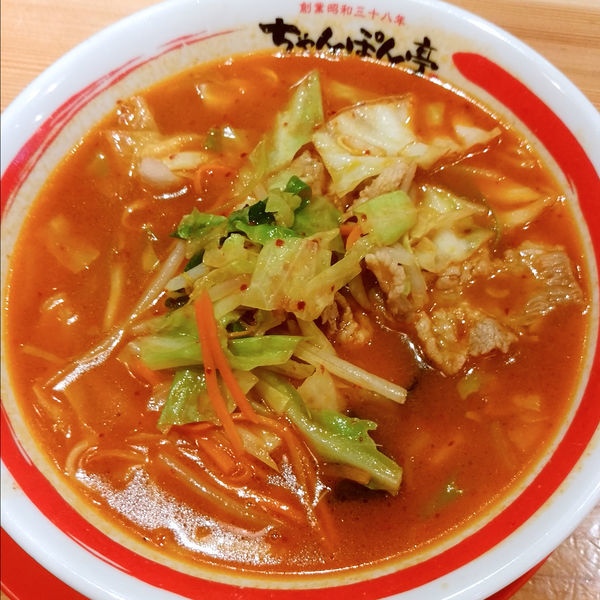 「韓国チゲ 734円」@ちゃんぽん亭総本家 銀座インズ店の写真