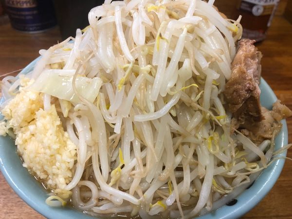 「小ラーメン＋ニンニク」@ラーメン二郎 新小金井街道店の写真