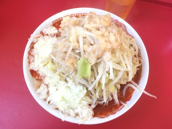 「辛ラーメン 辛さ2倍+タマネギ」@らーめん 武丸の写真
