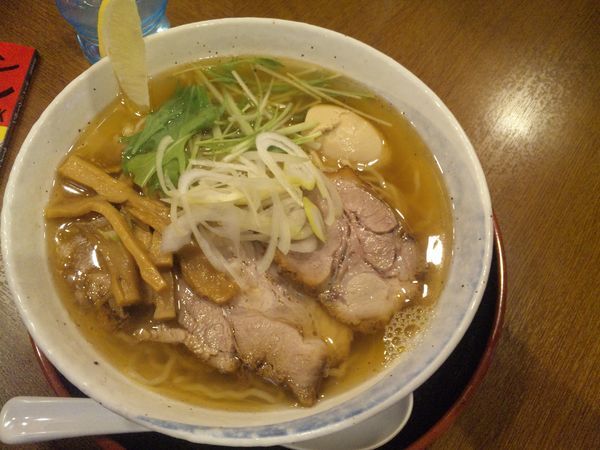 「しおあごそば＋味玉　クーポン使用で900円⇒700円」@かくれ麺家 SAREDO 忍ばずの写真
