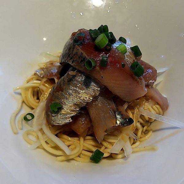 「いわしそば」@寿製麺よしかわ 川越店の写真