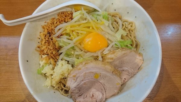 「小ブタ汁なし」@ラーメンBoo Boo太郎。の写真