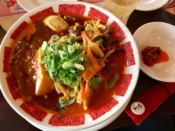 「辛味噌マーボタンメン」@バーミヤン 千里丘店の写真