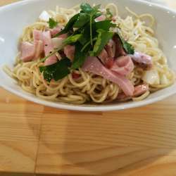 白醤油＋まぜそば