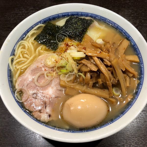 「塩ラーメン メンマ 味玉 ¥1,200」@中華そば べんてんの写真