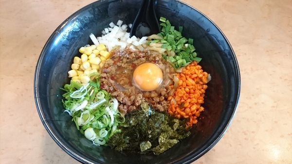 「台湾まぜそば」@男は黙って前を行け×麺屋 秀の写真