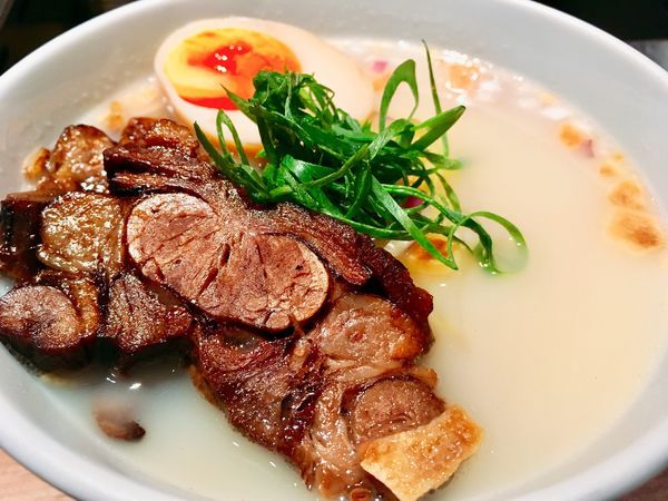 「☆牛タン角煮ラーメン☆」@焼肉 稲田の写真