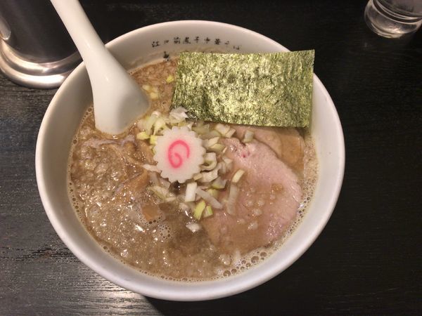 「中華そば(塩：750円)+お得なセット(300円)」@江戸前煮干中華そば きみはん 五反田店の写真