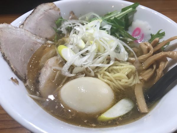 「味玉 魚だし醤油らぁ麺 850円」@らぁ麺 きゆうの写真