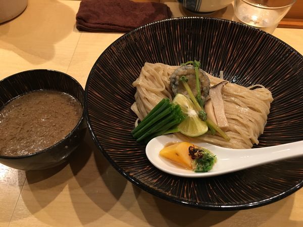 「「東京すだち遍路」秋刀魚つけそば」@饗 くろ㐂の写真