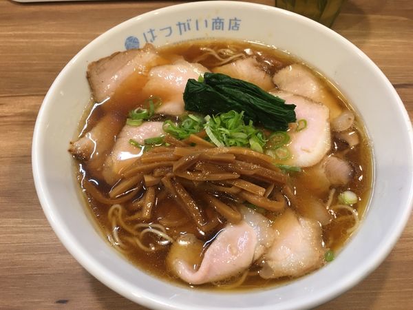 「期間限定　佐助豚の生姜醤油焼豚麺」@はつがい商店の写真